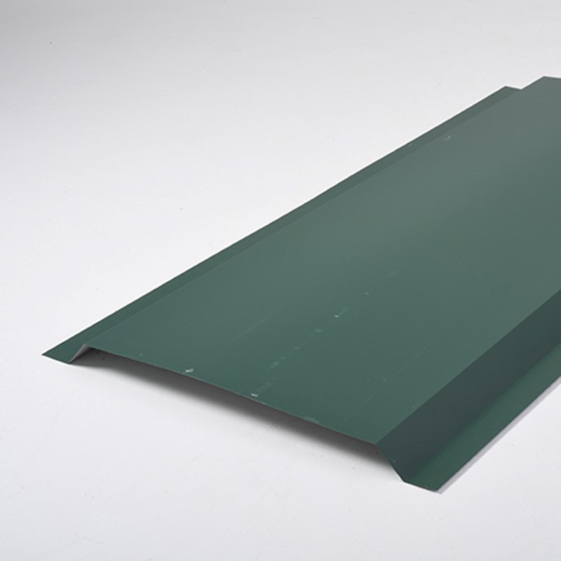 Ridge insulation pan for metal buildings steel store